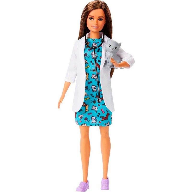 Boneca-Barbie-Profissoes-Veterinaria-Morena---Mattel