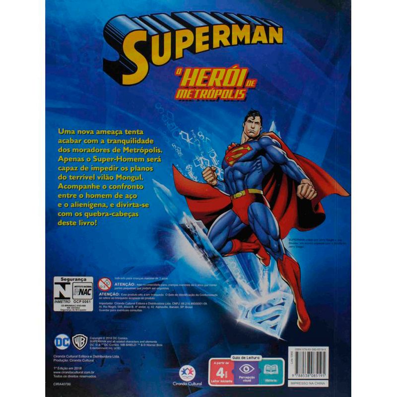 Livro-Super-Homem-O-Heroi-de-Metropolis---Ciranda-Cultural---1