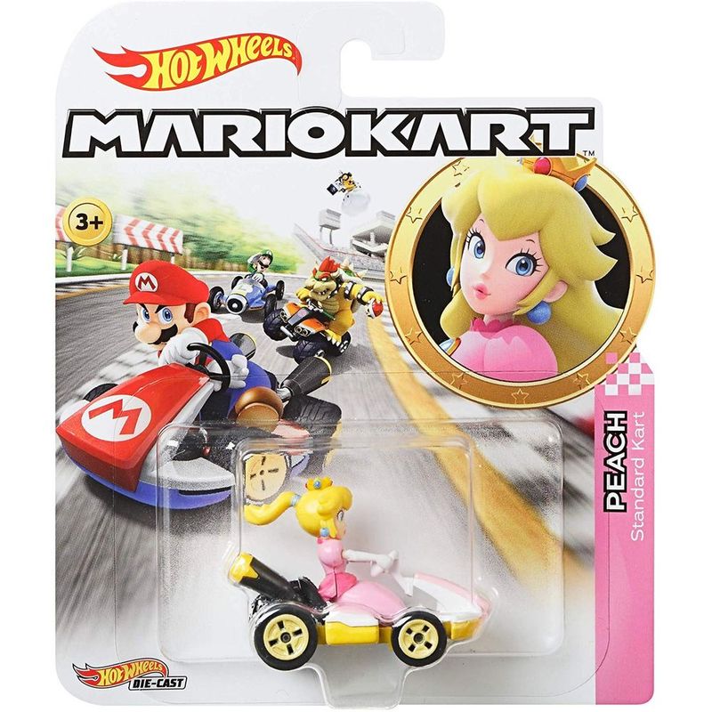 CarrinhoHotWheelsMarioKartPeachMattel