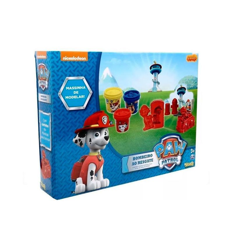 Playset-Patrulha-Canina-Bombeiro-ao-Resgate-Marshall---Sunny