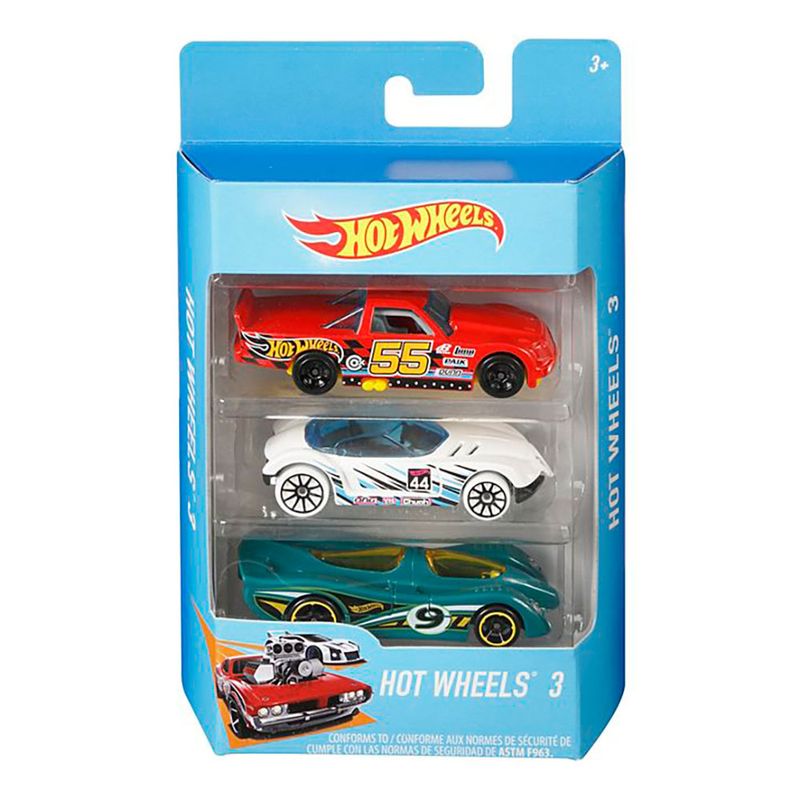 Carrinhos - Hot Wheels - Pacote com 5 Carros - Sortidos - Mattel