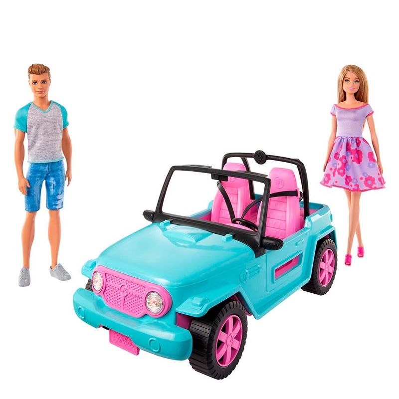 Barbie-e-Ken-Veiculo---Mattel-