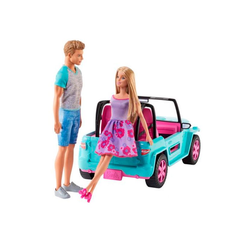 Barbie-e-Ken-Veiculo---Mattel----1