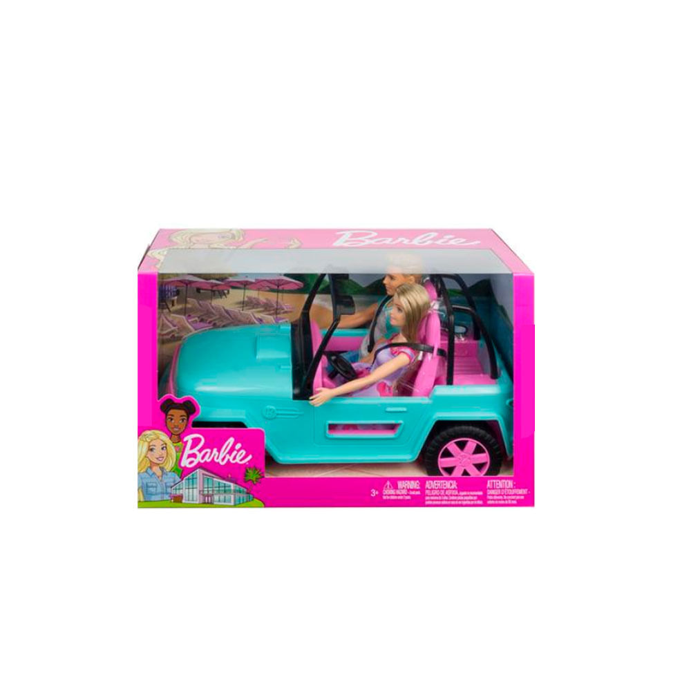 Barbie and hot sale ken jeep