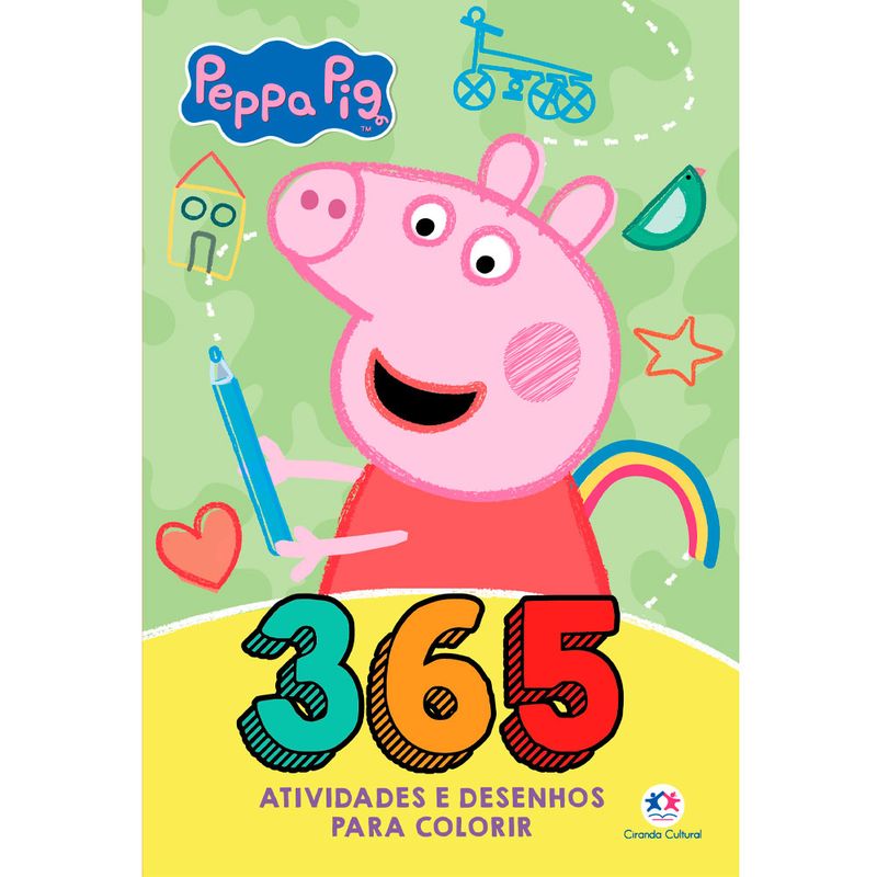 Livro-Peppa-Pig-365-Atividades-e-Desenhos---Ciranda-Cultural