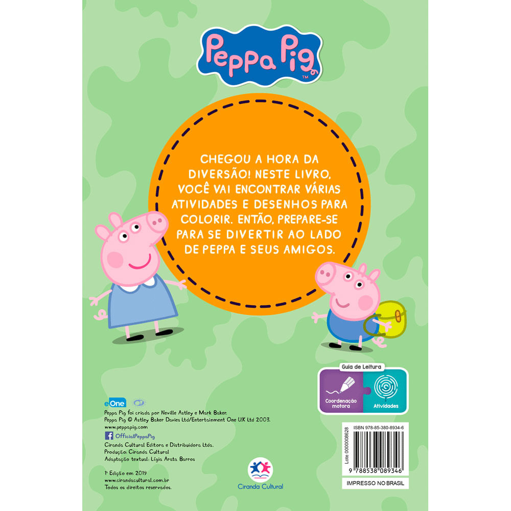 Livro Peppa Pig 365 Atividades e Desenhos - Ciranda Cultural