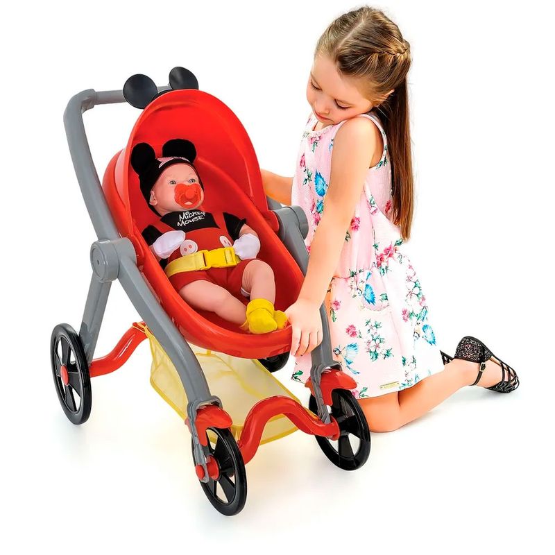 Carrinho-de-Boneca-Classic-Dolls-Mickey-Mouse---Roma