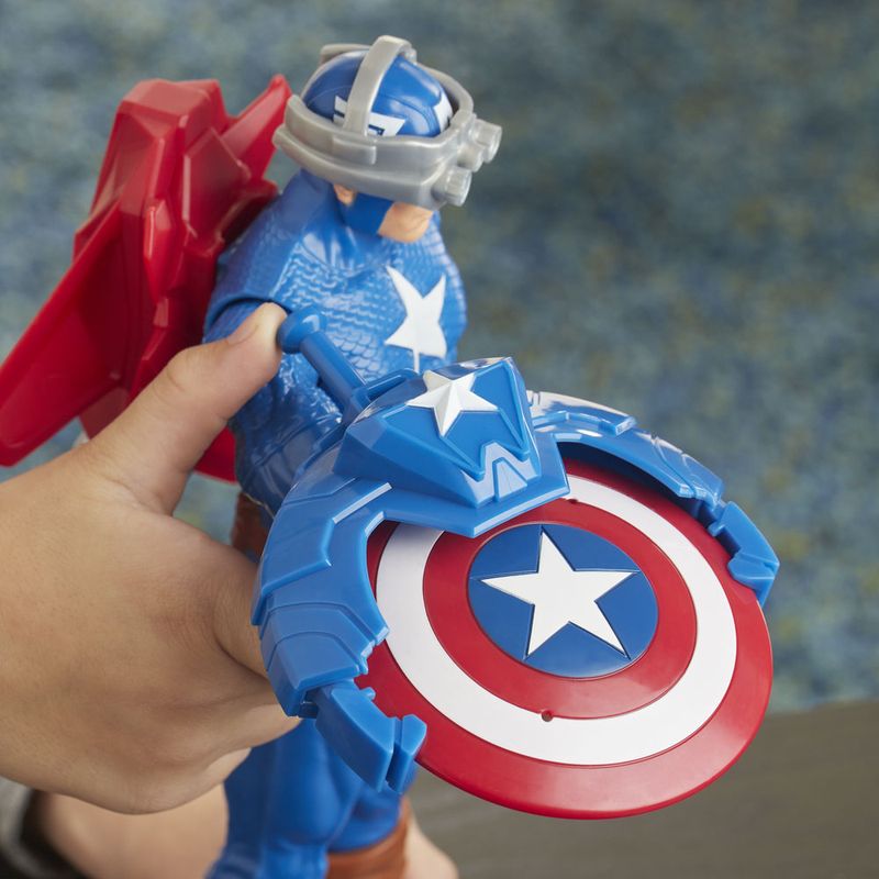 Boneco-Capitao-America-Titan-Hero-Lancador---Hasbro---1