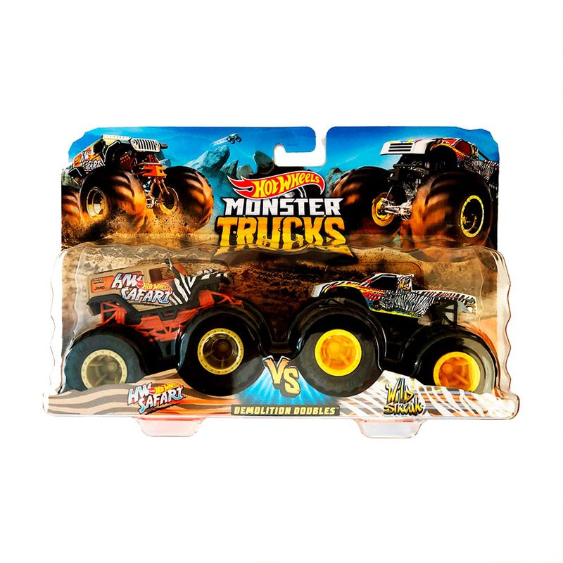 Hot Wheels Monster Trucks Hot Wheels 4 Vs Hot Wheels 1 - Mattel Toy Mania -  Loja ToyMania