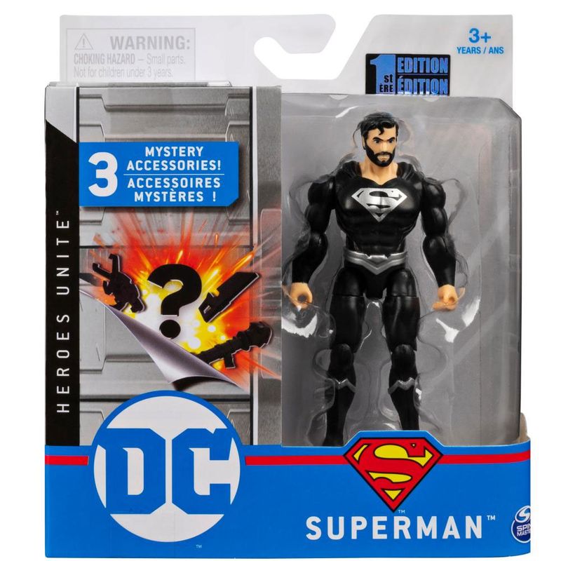 Mini-Figura-DC-Comics-Super-Homem-Preto---Sunny-