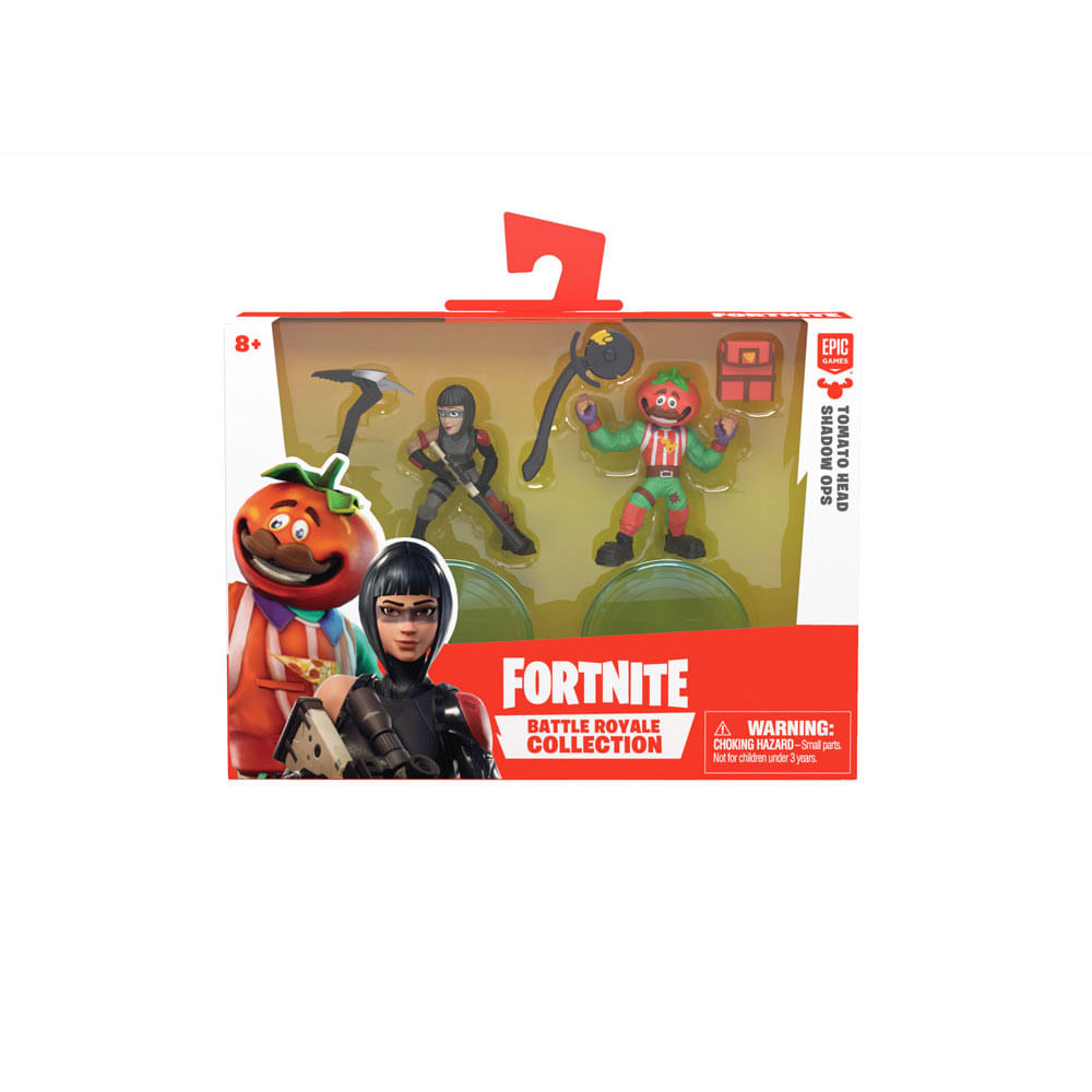 Mini Figuras Fortnite Tomato Head e ShadowOps FunDivirtase Toymania