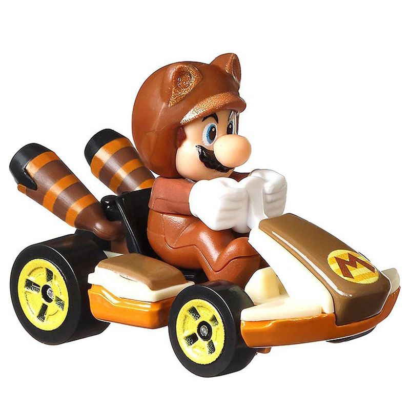 Carrinho-Hot-Wheels-Mario-Kart-Tanooki-Mario---Mattel