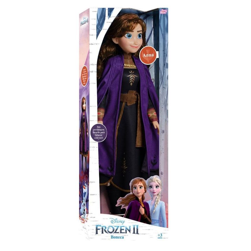 Boneca Elsa Frozen Articulada Grande 80 Cm Brinquedo em Promoção