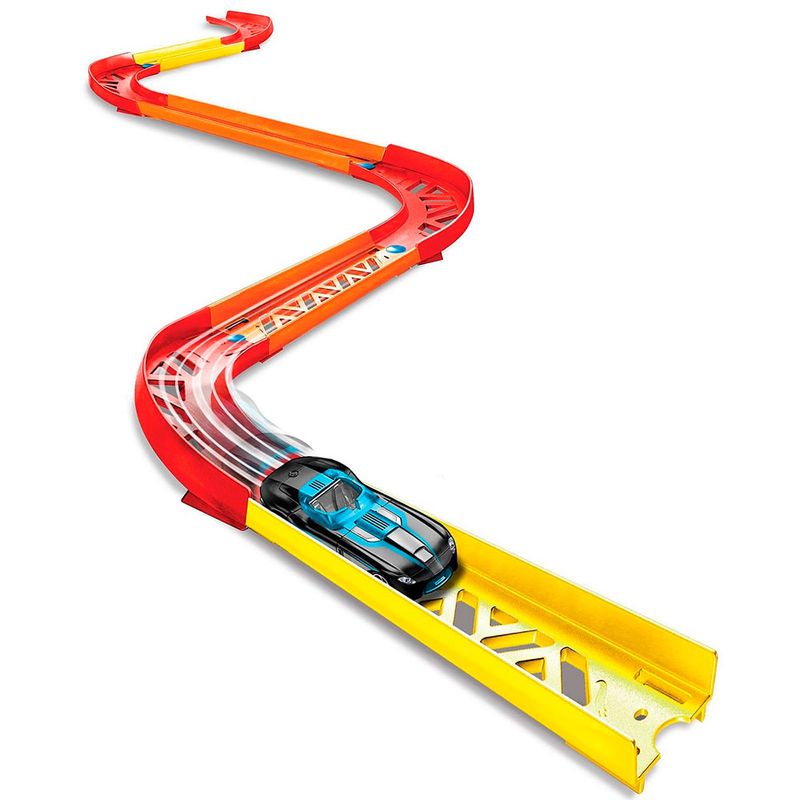 Pista-Hot-Wheels-Track-And-Builder-Curve-Pack---Mattel