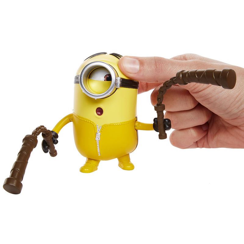 Figura-Minions-Travessos-Stuart-Com-Nunchaku---Mattel--1