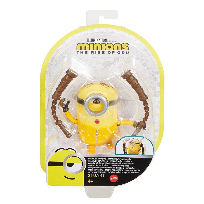 Figura-Minions-Travessos-Stuart-Com-Nunchaku---Mattel--4