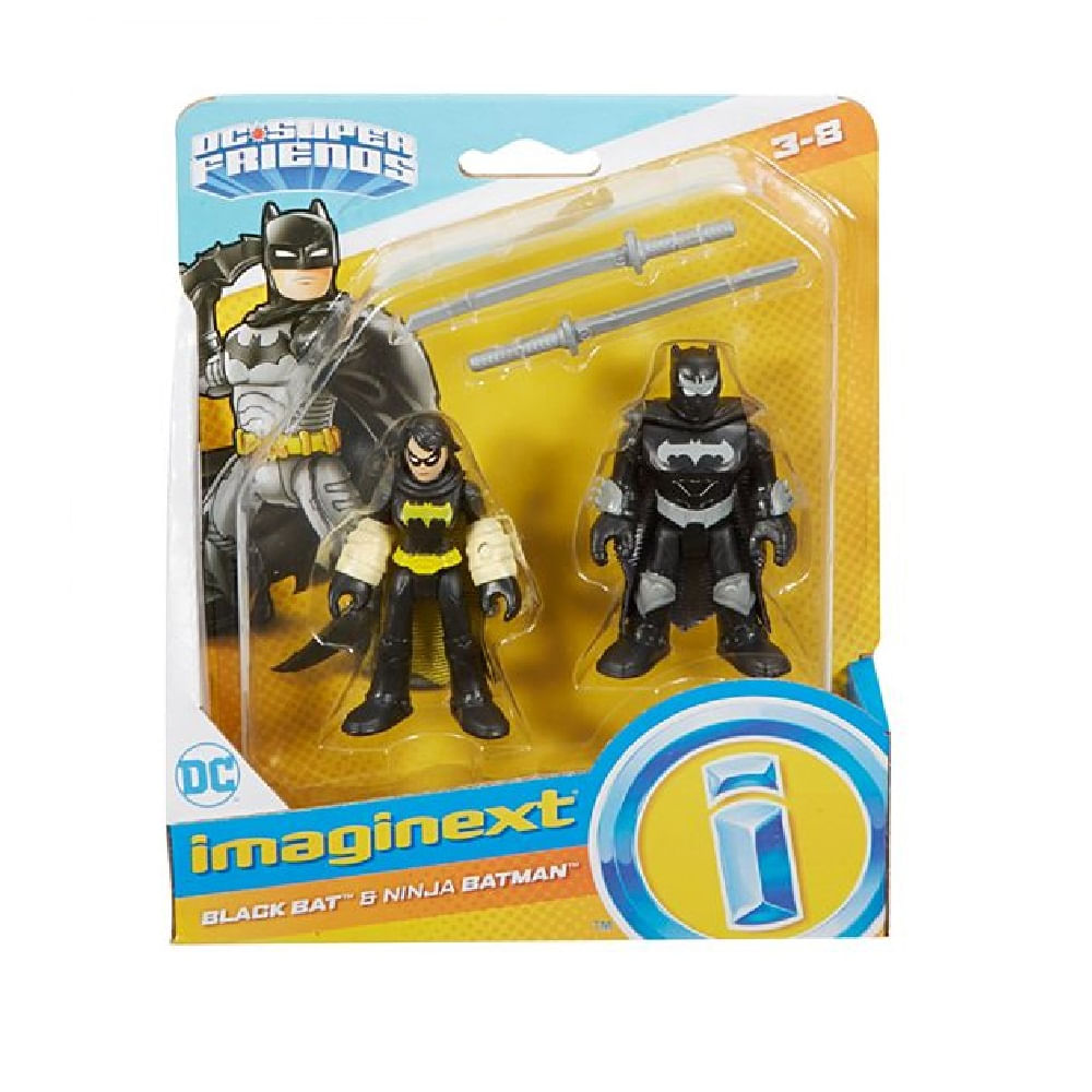 Imaginext DC Super Friends Black Bat e Batman Ninja - Mattel - Loja ToyMania