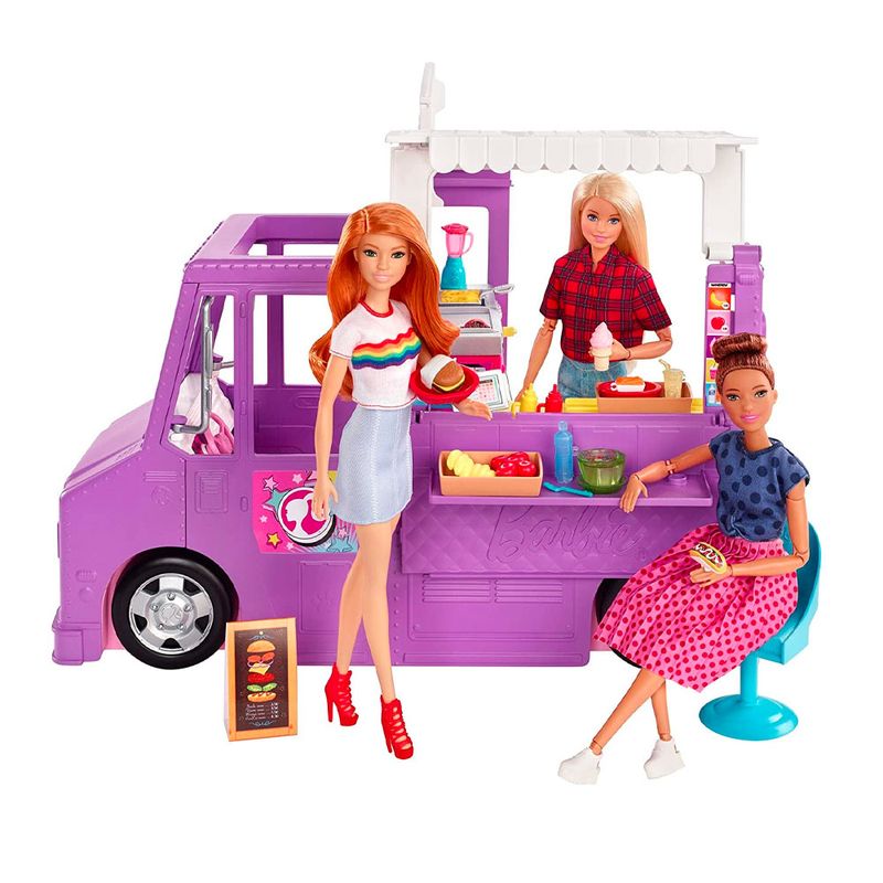 Barbie - Barbie e Ken com veículo e armário, VEÍCULOS