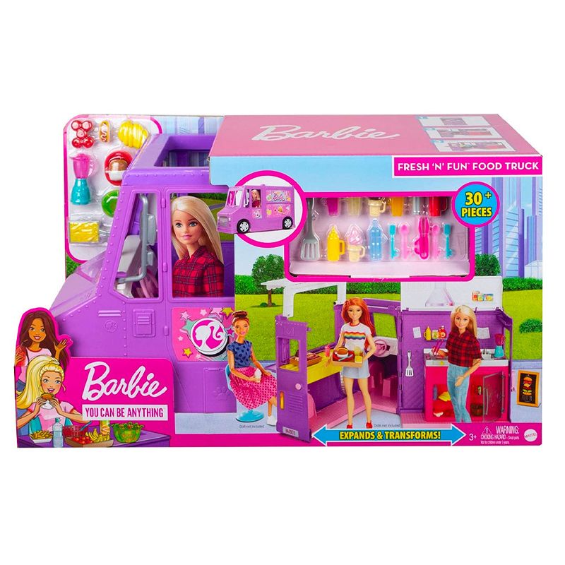 Veiculo-Food-Truck-da-Barbie---Mattel-Veiculo-Food-Truck-da-Barbie---Mattel-