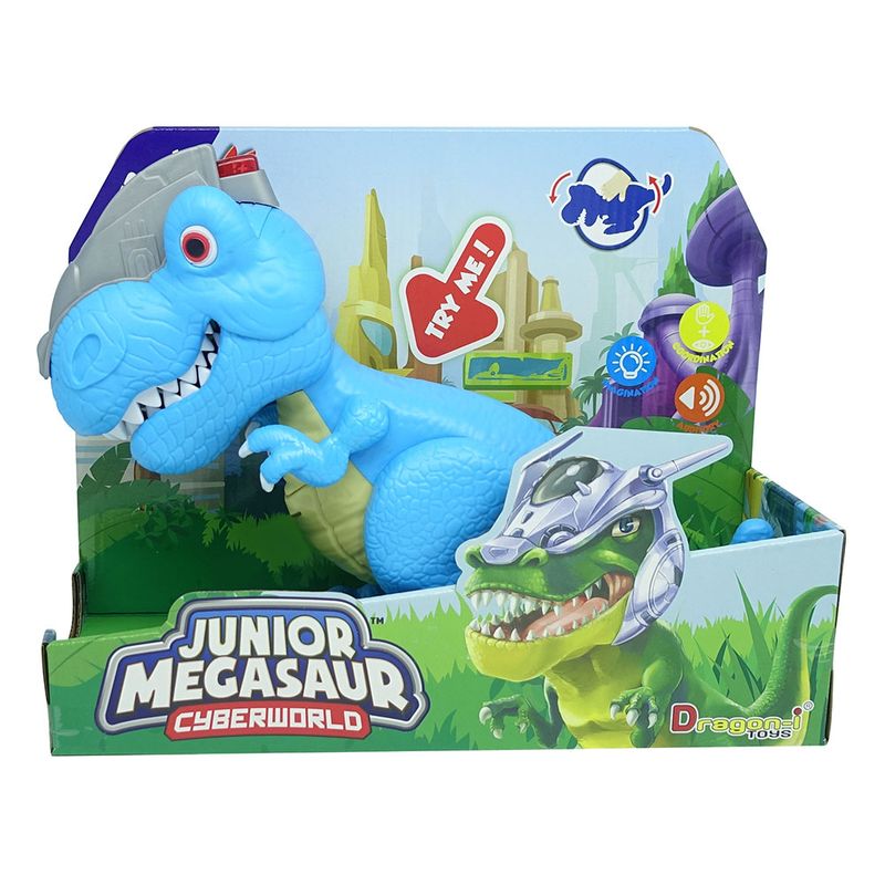 Junior-Megasaur-Cyberworld-T-Rex-Azul---Fun-Divirta-se