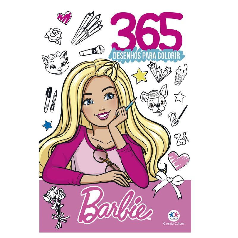 Livro-Barbie-365-Desenhos-Para-Colorir---Ciranda-Cultural