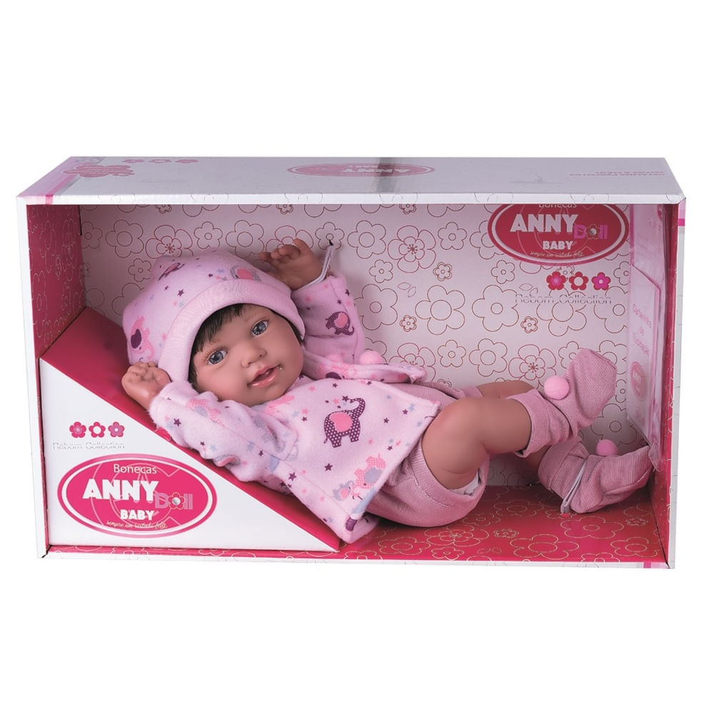 Anny Doll Baby Menina Cotiplas - lojapontokids