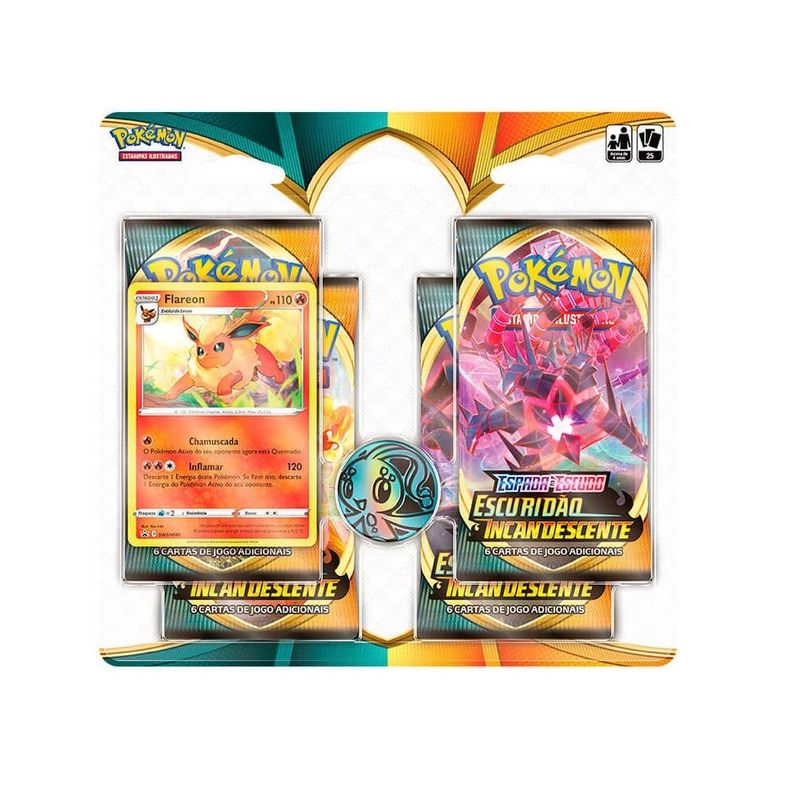 PokemonEscuridaoIncandescente-BlisterQuadruplo-Flareon-Copag