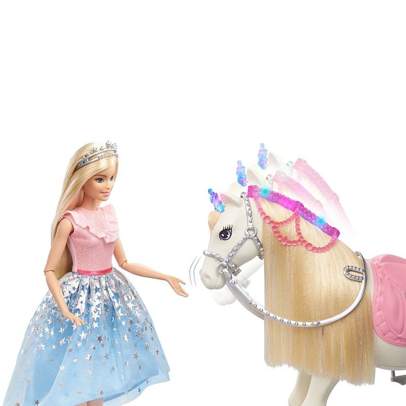 Boneca Barbie Aventura Das Princesas Com Cavalo - Mattel