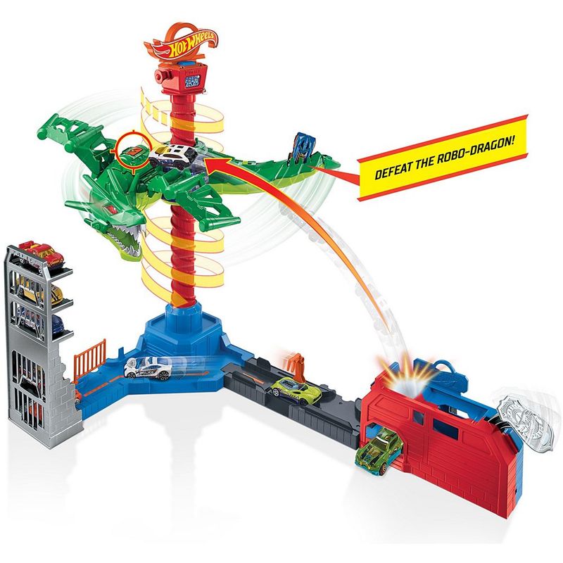 Pista-Hot-Wheels-City-Ataque-Aereo-do-Dragao---Mattel