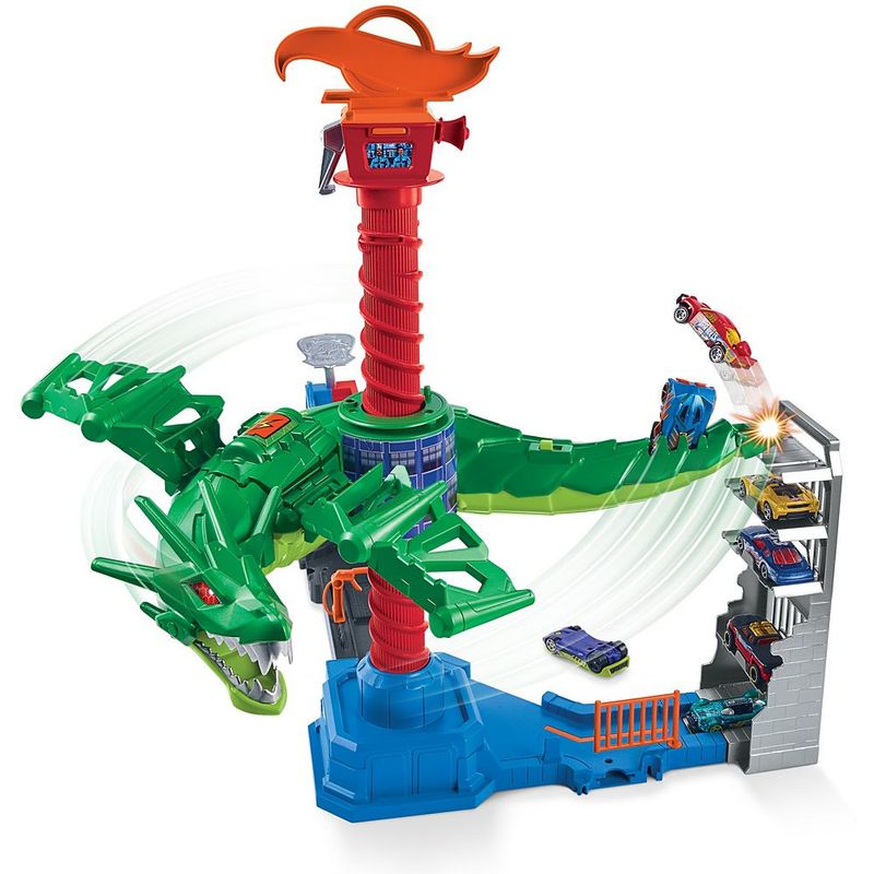 Pista-Hot-Wheels-City-Ataque-Aereo-do-Dragao---Mattel