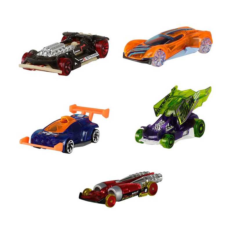 Pack Com 5 Carrinhos Hot Wheels X-raycers - Pirlimpimpim Brinquedos