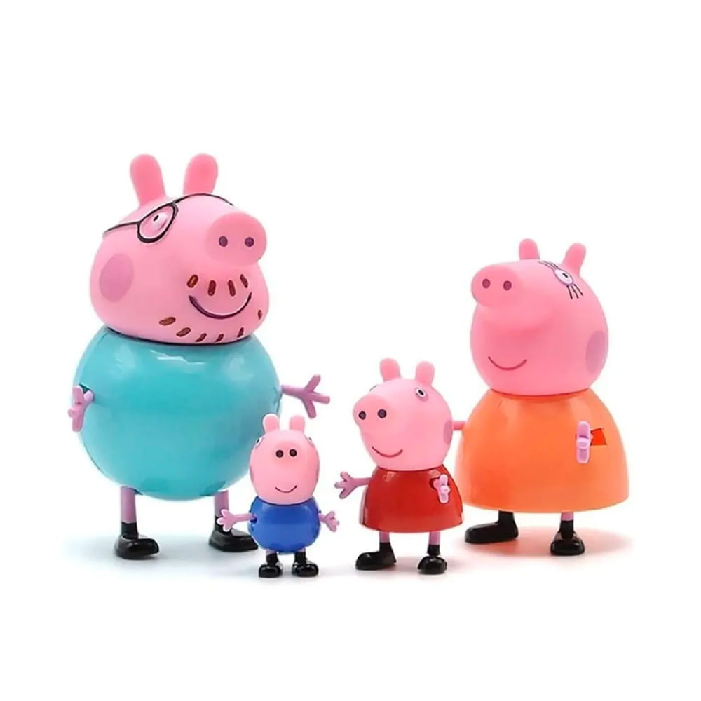 PEPPA PIG SET FAMILIA 4 FIGURAS