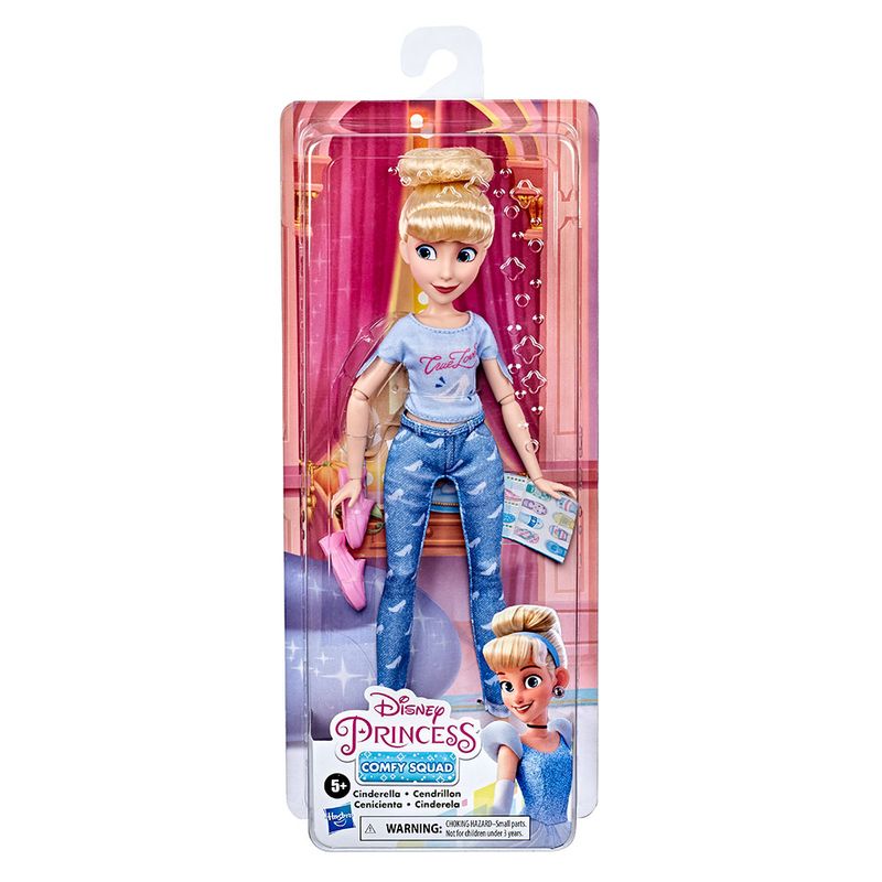 Boneca Disney Princess Comfy Squad Scooter Da Cinderela - Boneca Com  Scooter, Capacete e Adesivos - E8937 - Hasbro : : Brinquedos e  Jogos