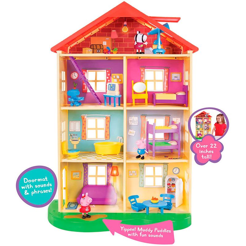 Brinquedo Infantil Casa Gigante Da Peppa Sunny - Papellotti