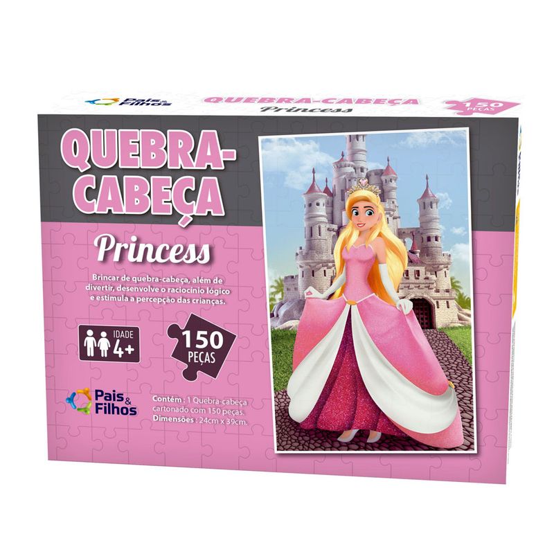 Quebra-Cabeca-Princess-150-Pecas---Pais-e-Filhos