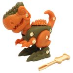 Junior-Megasaur-Monte-Seu-Dino-T-Rex-Marrom---Fun-Divirta-se
