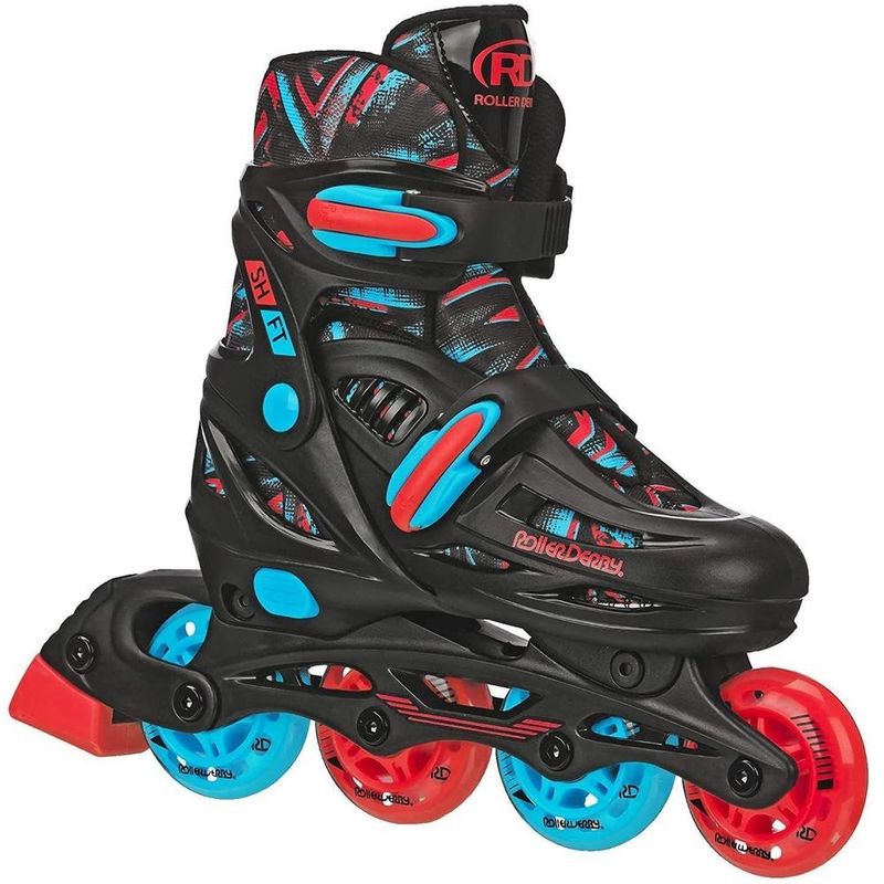 Patins-Inline-Ajustavel-Roller-Derby-Shift-32-ao-26---Froes