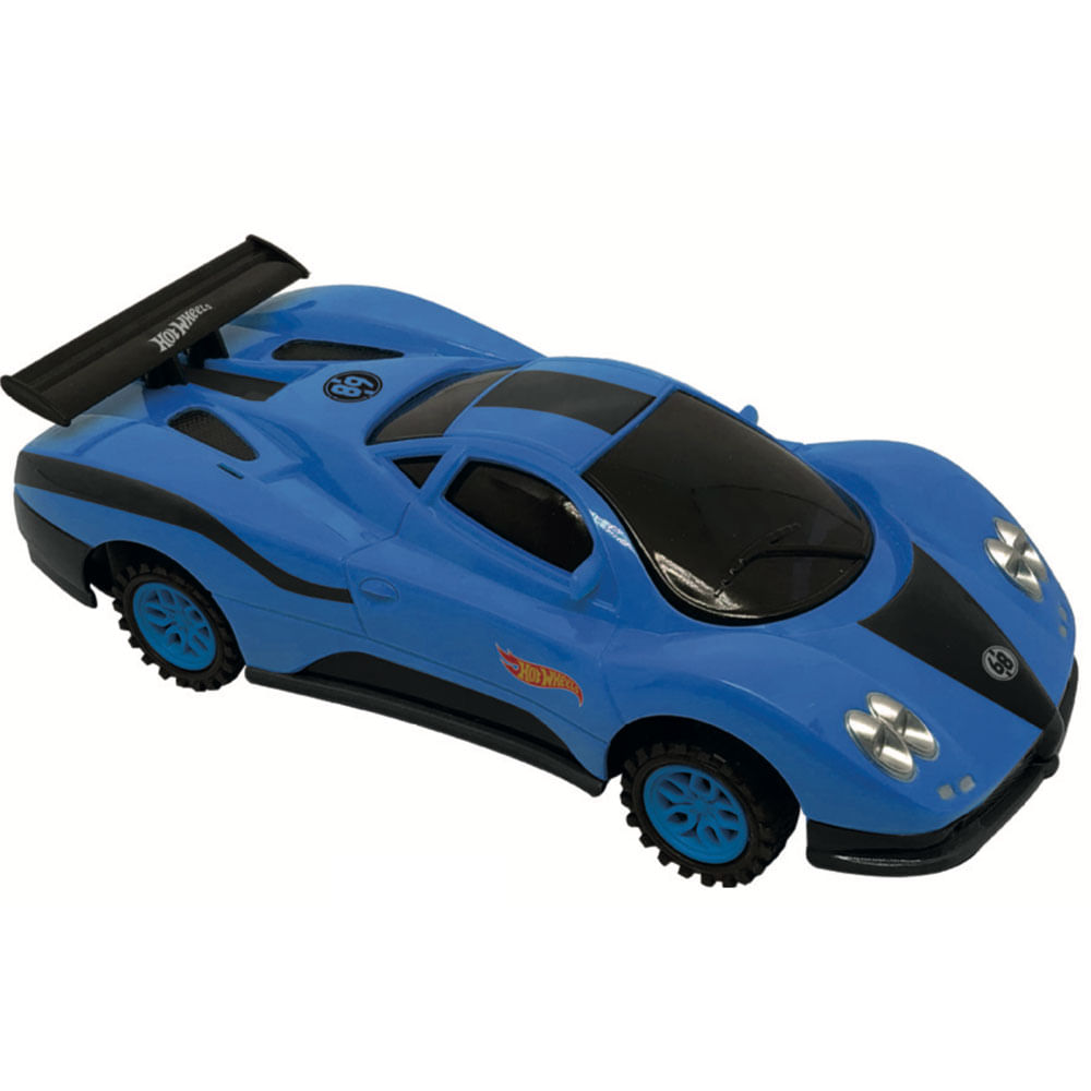 Carro De Controle Remoto Hot Wheels Speed Team Azul Candide