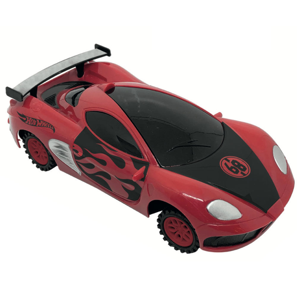 Carrinho Controle Remoto Hot Wheels Dreamer 3 Funções Vermelho - Candide