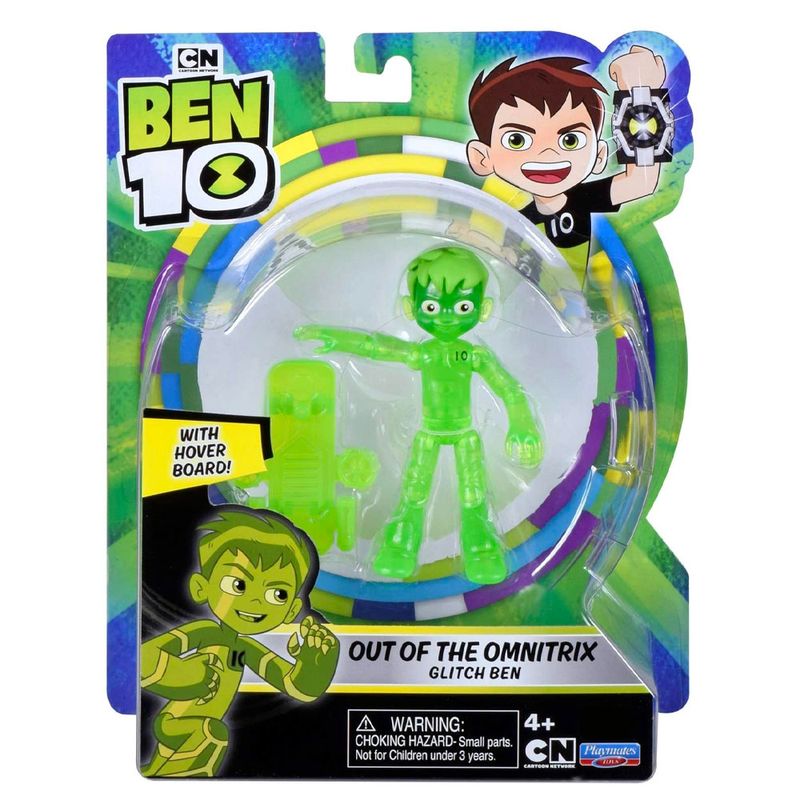 Figura-de-Acao-Ben10-Glitch-Ben-Fora-do-Omnitrix-12-cm---Sunny