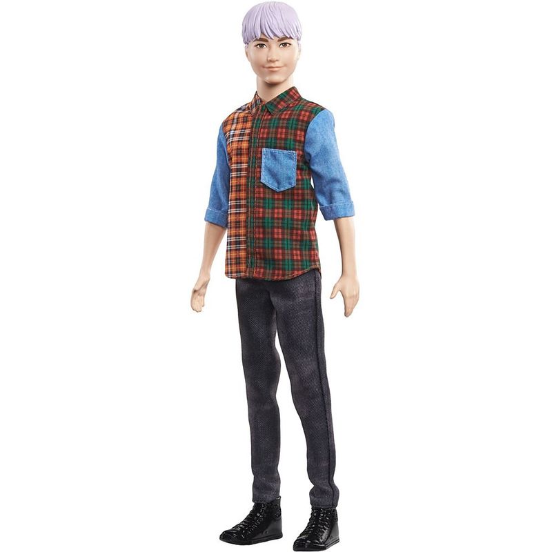 Ken-Fashionista-Cabelo-Roxo-e-Camisa-Xadrez---Mattel