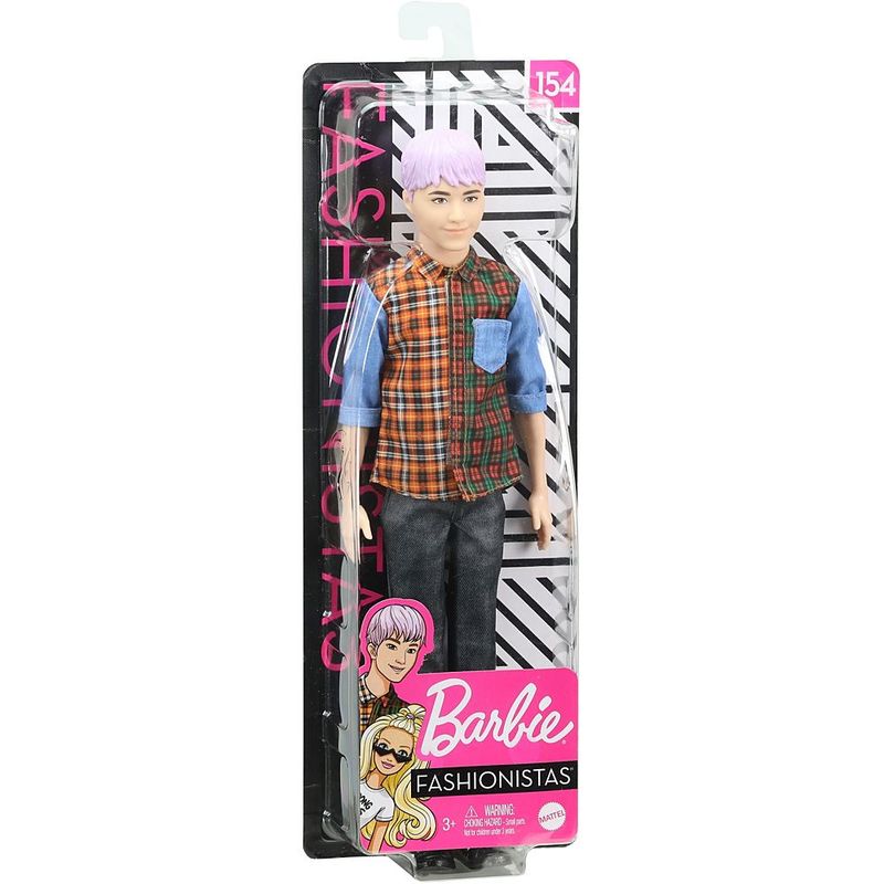 Ken-Fashionista-Cabelo-Roxo-e-Camisa-Xadrez---Mattel