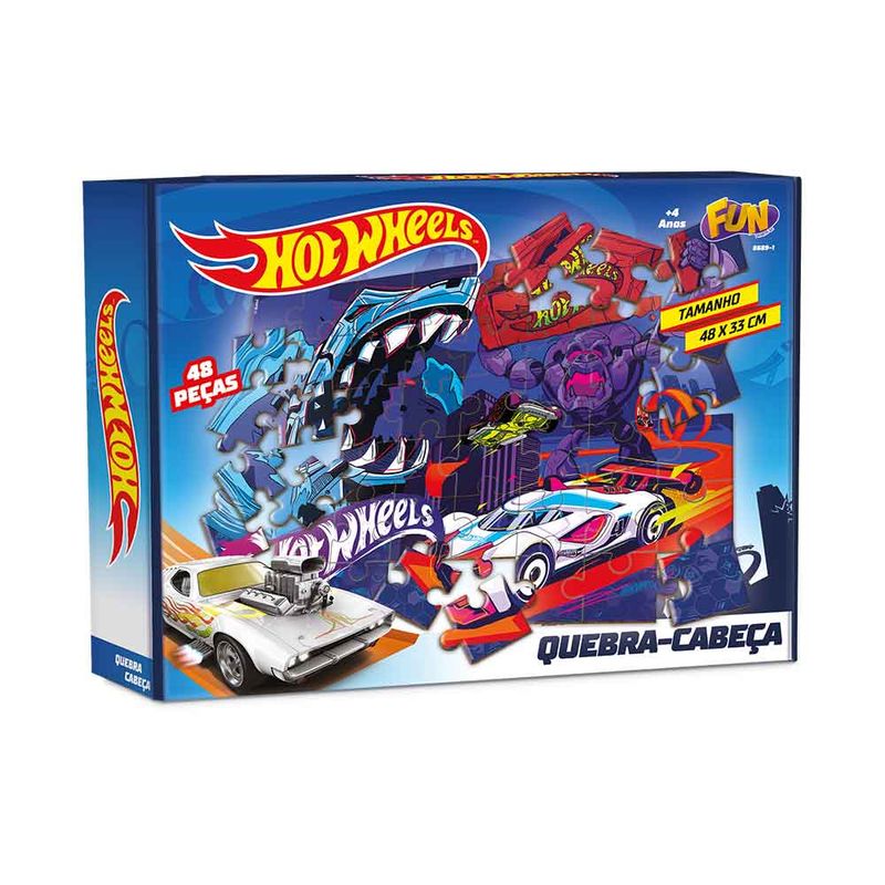 Hot-Wheels-Quebra-Cabeca-48-Pecas---Fun-Divirta-se