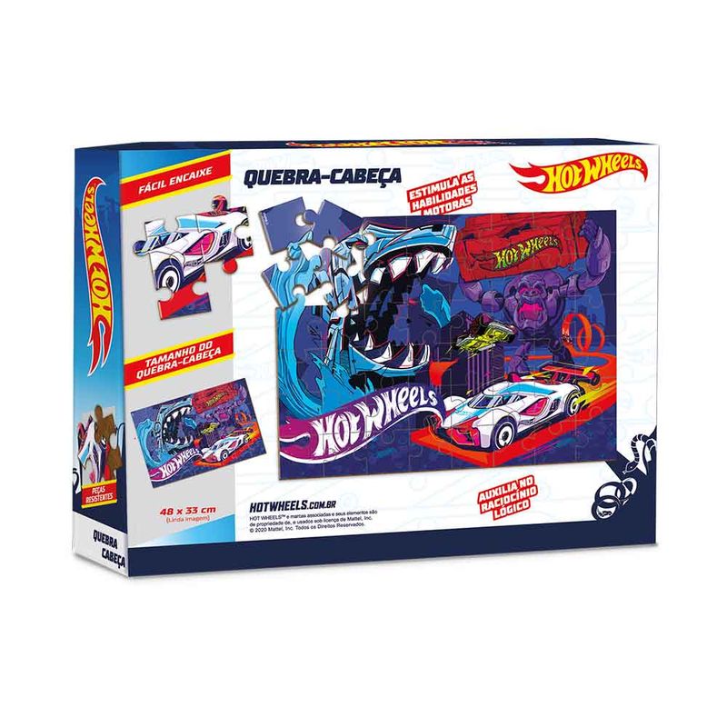 Hot-Wheels-Quebra-Cabeca-48-Pecas---Fun-Divirta-se