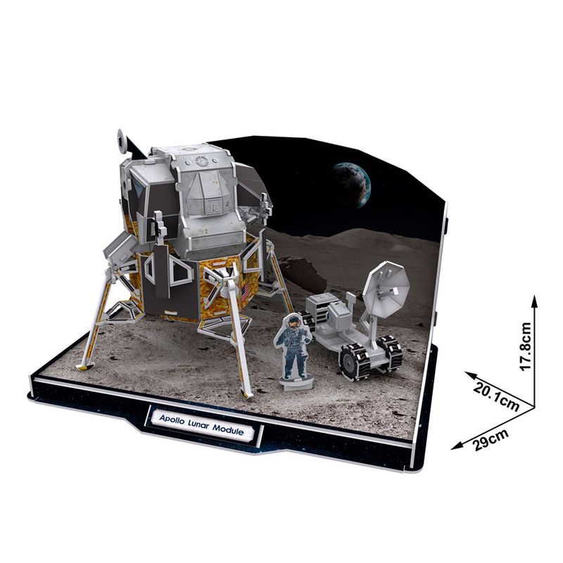 Quebra-Cabeca-3D-Modulo-Lunar-Apollo---Brinquedos-Chocolate