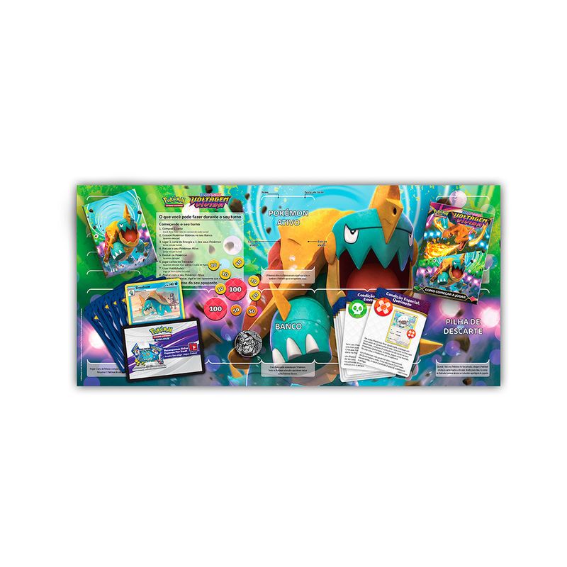 Pokémon Punhos Furiosos Deck Martelo Sombrio - Copag