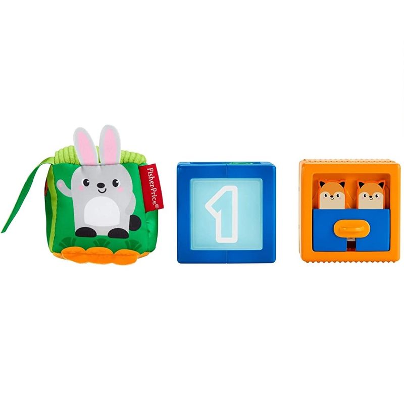 Fisher-Price-Blocos-de-Montar-Empilhando-e-Explorando---Mattel