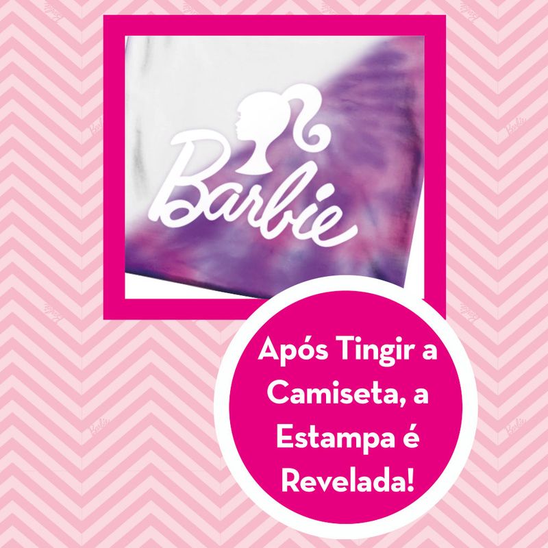 Kit-Tie-Dye-da-Barbie-Camiseta-Tamanho-GG---Fun-Divirta-se