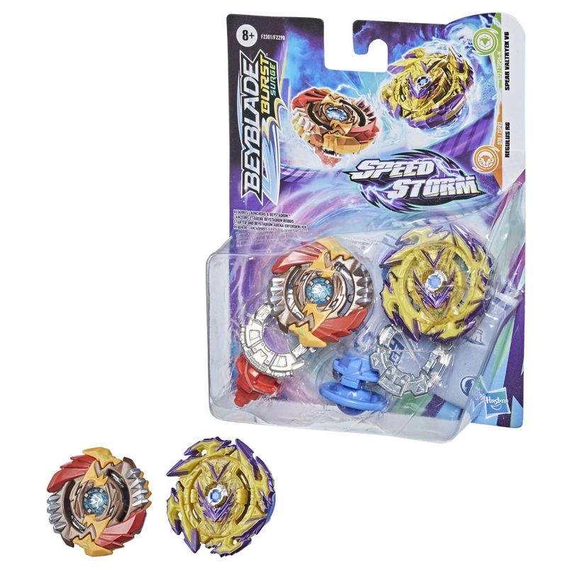 Beyblade-Burst-Surge-Speedstorm-Valtryek-e-Regulus---Hasbro