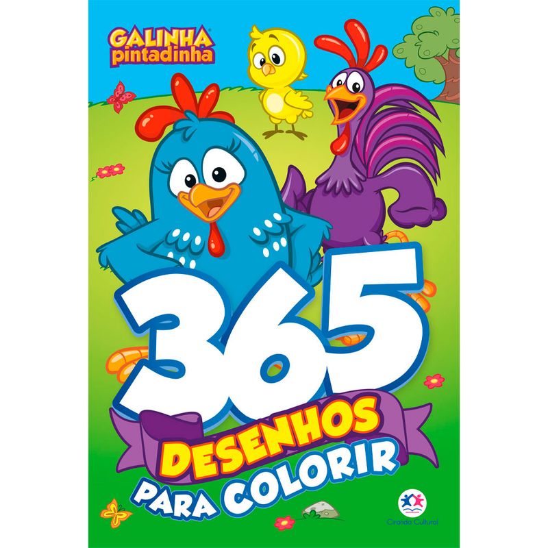 Galinha-Pintadinha-365-Desenhos-Para-Colorir---Ciranda-Cultural